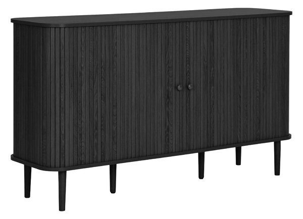 MUZZA Komoda NIKE 140 x 40 cm čierna