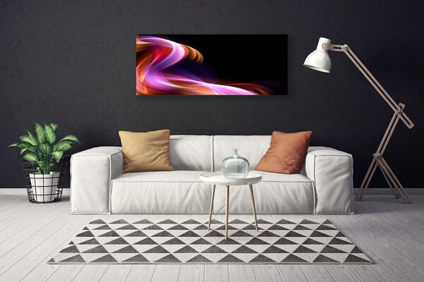 Obraz na plátne Abstrakcie vlna umenie 125x50 cm