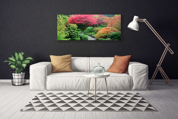 Obraz na plátne Záhrada kvetina strom príroda 125x50 cm