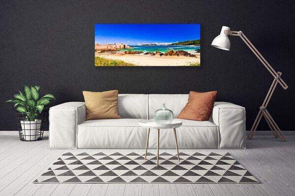 Obraz na plátne Pláž more príroda 125x50 cm