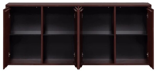 MUZZA Komoda Lerme 198 x 39 cm Burgundy