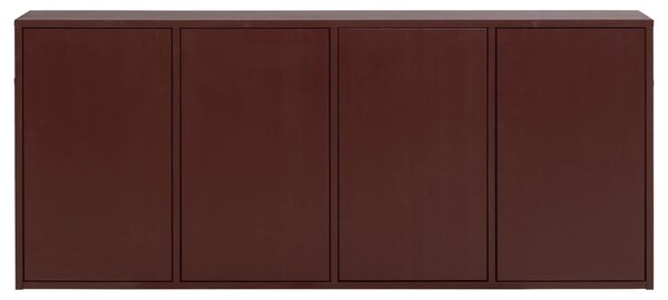MUZZA Komoda Lerme 198 x 39 cm Burgundy