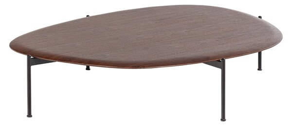 MUZZA Konferenčný stolík Toak 121 x 97 cm Hnedý