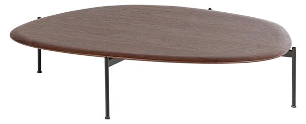 MUZZA Konferenčný stolík Toak 121 x 97 cm Hnedý
