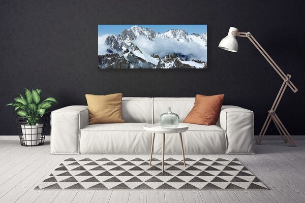 Obraz na plátne Hory krajina 125x50 cm