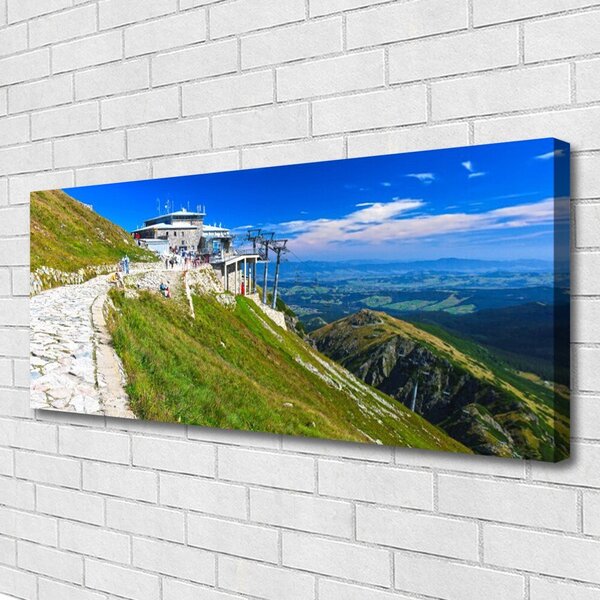 Obraz na plátne Hory chodník príroda 125x50 cm
