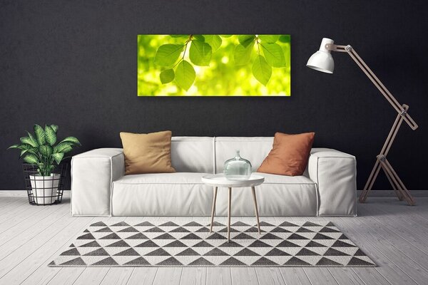 Obraz na plátne Listy 125x50 cm