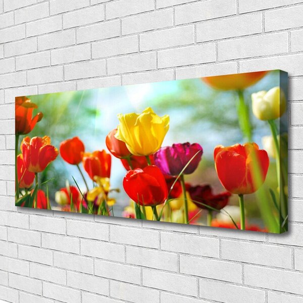 Obraz na plátne Kvet 125x50 cm
