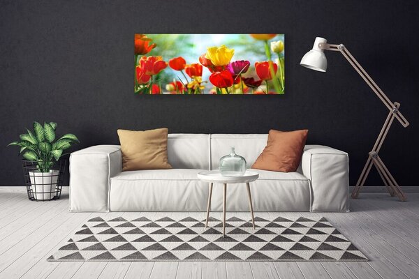 Obraz na plátne Kvet 125x50 cm