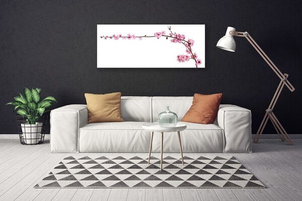 Obraz na plátne Kvety 125x50 cm