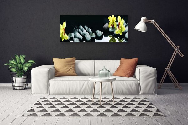 Obraz na plátne Kvet kamene 125x50 cm