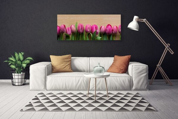 Obraz na plátne Kvety 125x50 cm