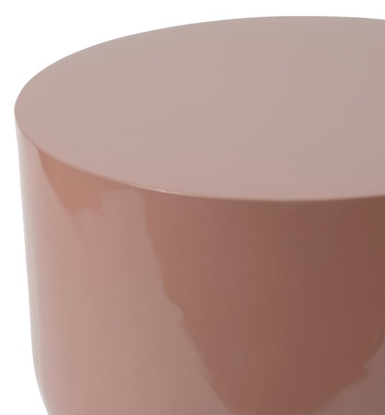 MUZZA Odkladací stolík Ronie ø 40 cm ružový
