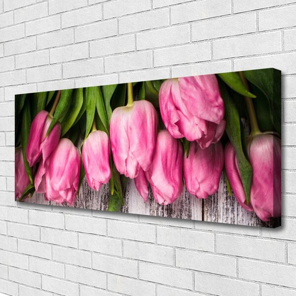 Obraz na plátne Tulipány 125x50 cm
