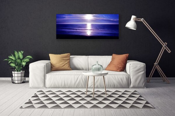 Obraz na plátne More slnko krajina 125x50 cm