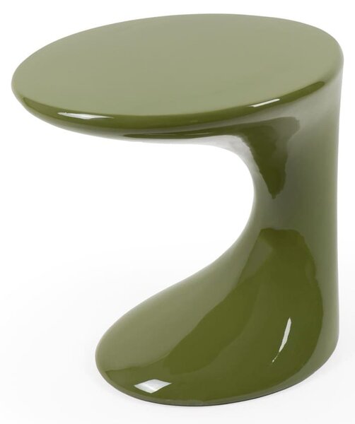 MUZZA Odkladací stolík Janny 45 x 38 cm zelený