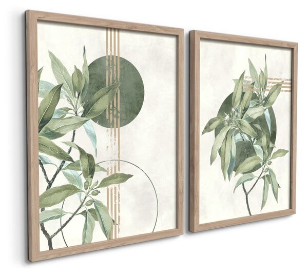 Obrazy v súprave 2 ks 30x40 cm Green – Styler