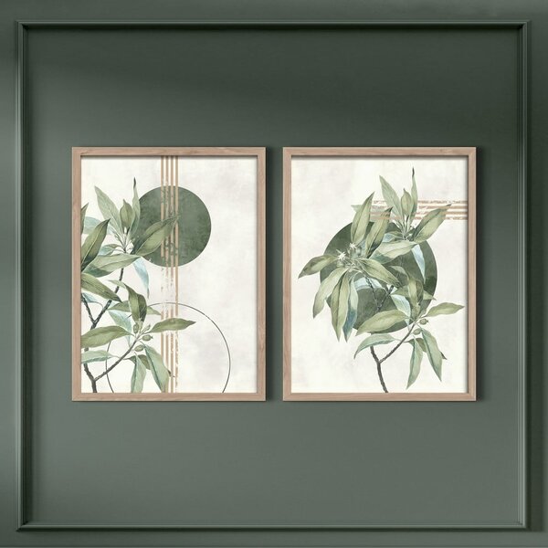 Obrazy v súprave 2 ks 30x40 cm Green – Styler