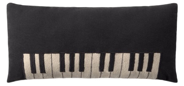MUZZA Detský vankúš Piano čierny