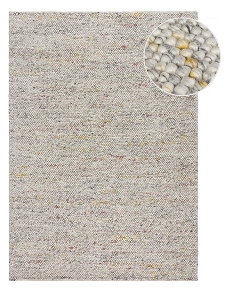 Krémový ručne tkaný koberec s prímesou vlny 120x170 cm Minerals – Flair Rugs