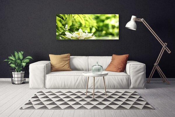 Obraz na plátne Kvet listy 125x50 cm