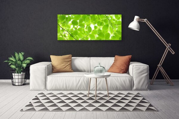 Obraz na plátne Listy príroda 125x50 cm