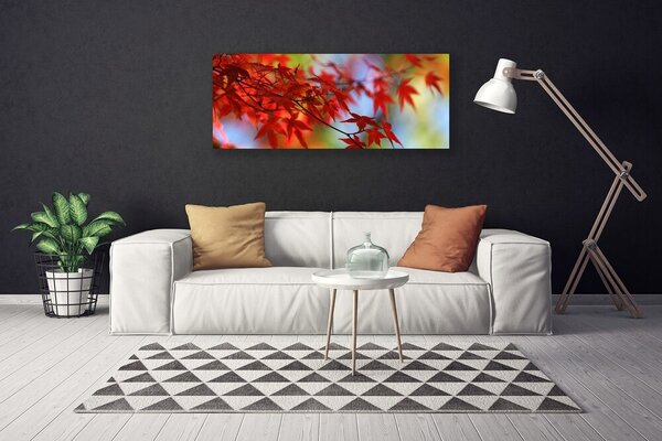 Obraz na plátne Listy príroda 125x50 cm