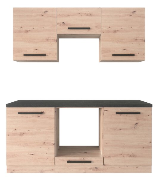 Kuchynská zostava LANGEN 1,8 m - dub artisan
