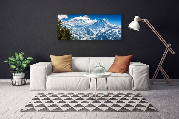 Obraz na plátne Hora strom príroda 125x50 cm