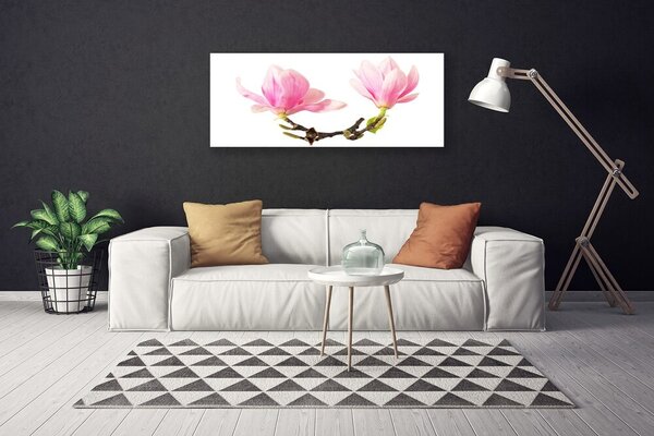 Obraz na plátne Kvety 125x50 cm