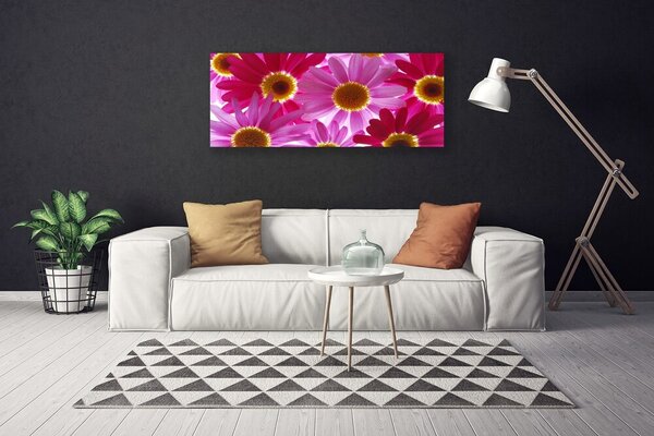 Obraz na plátne Kvety 125x50 cm