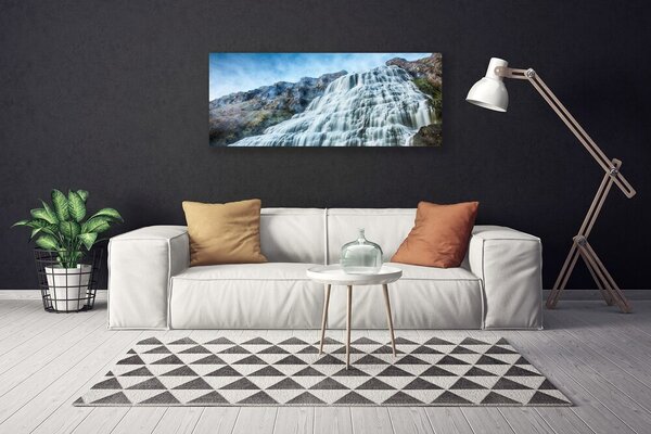 Obraz na plátne Vodopád príroda 125x50 cm