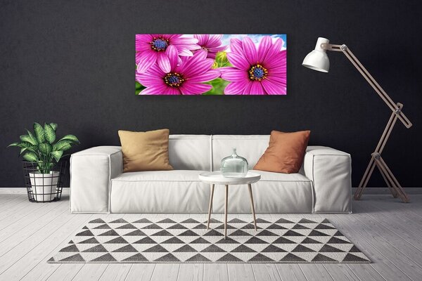 Obraz na plátne Kvety 125x50 cm