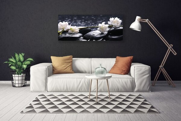 Obraz na plátne Kvet kamene 125x50 cm