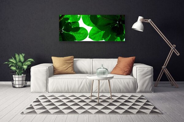 Obraz na plátne Listy 125x50 cm