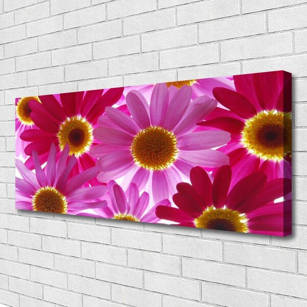 Obraz na plátne Kvety 125x50 cm
