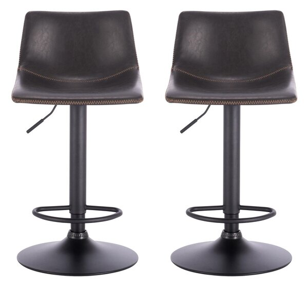 2x Barová stolička Hawaj CL-845 tmavošedá