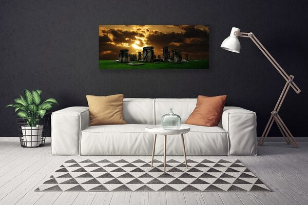 Obraz na plátne Kamene krajina 125x50 cm