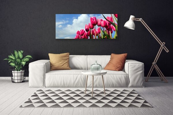 Obraz na plátne Tulipán 125x50 cm