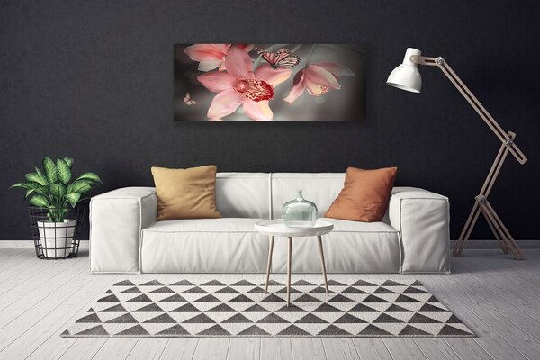 Obraz na plátne Kvety 125x50 cm