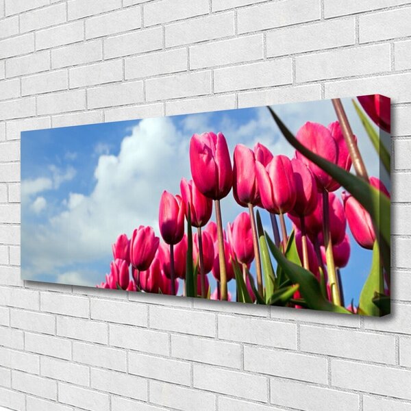 Obraz na plátne Tulipán 125x50 cm