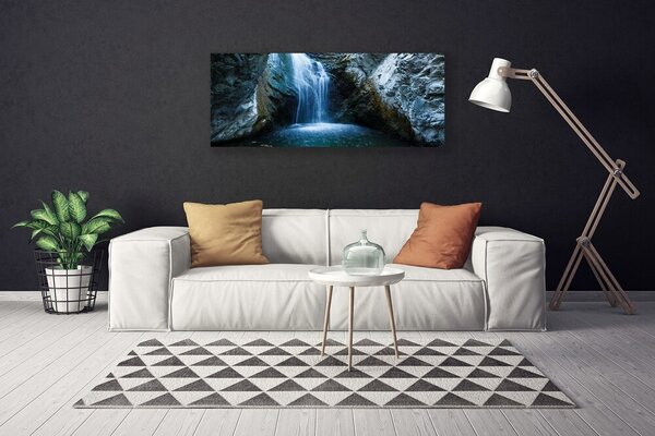 Obraz na plátne Vodopád príroda 125x50 cm