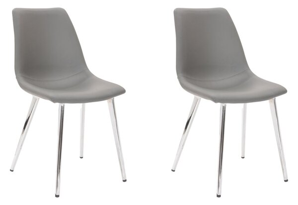 2x Stolička Hawaj CL-18062 tmavo šedá