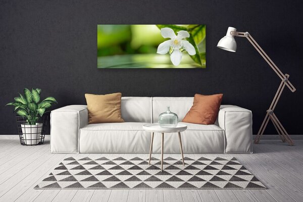 Obraz na plátne Kvet listy 125x50 cm