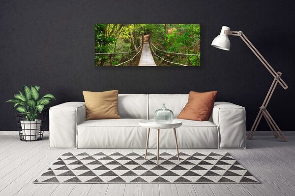 Obraz Canvas Most džungľa tropický les 125x50 cm