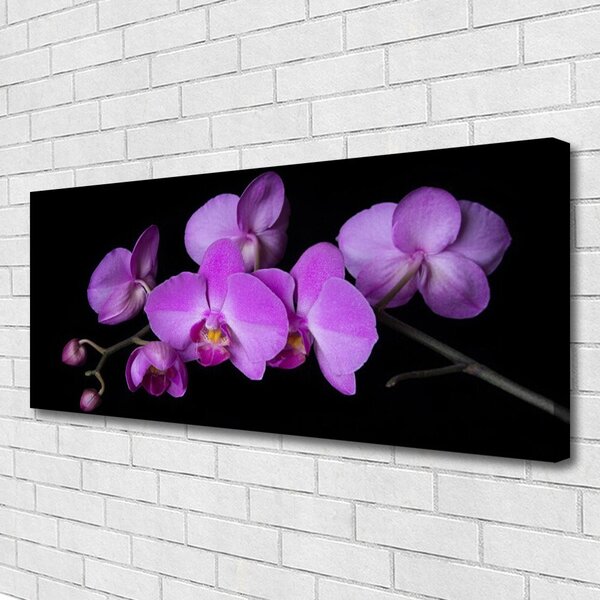 Obraz Canvas Vstavač orchidea kvety 125x50 cm