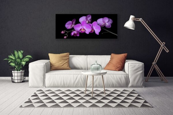 Obraz Canvas Vstavač orchidea kvety 125x50 cm