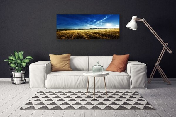 Obraz Canvas Pole obilie slnko krajina 125x50 cm