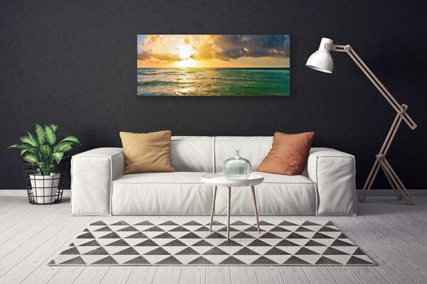 Obraz Canvas More západ slnka 125x50 cm