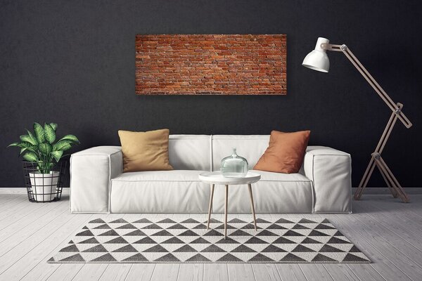 Obraz Canvas Tehlová múr tehly 125x50 cm